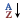 A to Z sorting button.