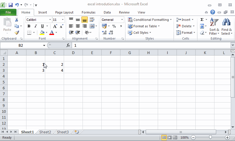 Example of copying and pasting cells, rows, columns, ranges and worksheets.